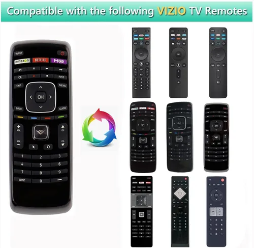 Vista 3 de Nuevo control remoto universal Vizio para todos los televisores de la marca VIZIO, Smart TV