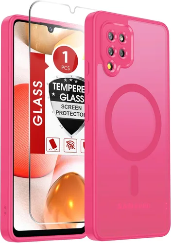 Vista 253 de LeYi Funda para teléfono Samsung-S23: protector de pantalla e imán MagSafe Púrpura