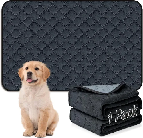 Vista 29 de FunFurry Forro lavable para jaula de conejillo de indias, paquete de 4 almohadillas reutilizables y lavables, ropa de cama impermeable para Azul