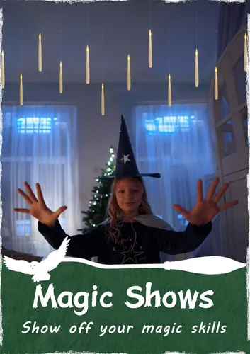Vista 7 de Leejec Velas Flotantes con Control Remoto de Varita Mágica (Temporizador de 6/18H), 12 piezas Velas Cónicas Colgantes Sin Llama de 6.1", Luz Cálida