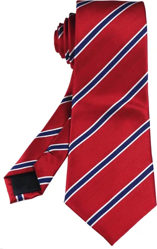 Vista 3 de Secdtie Corbata clásica de seda tejida jacquard a rayas para hombre