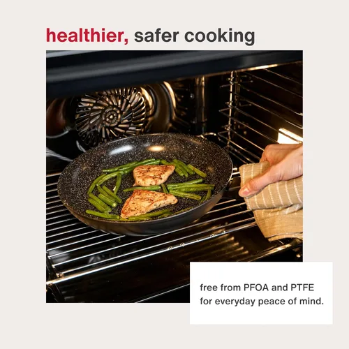 Vista 7 de Zyliss Ultimate Ceramic Cookware - Sartén antiadherente para una preparación saludable de comidas, de calentamiento rápido y fácil de limpiar