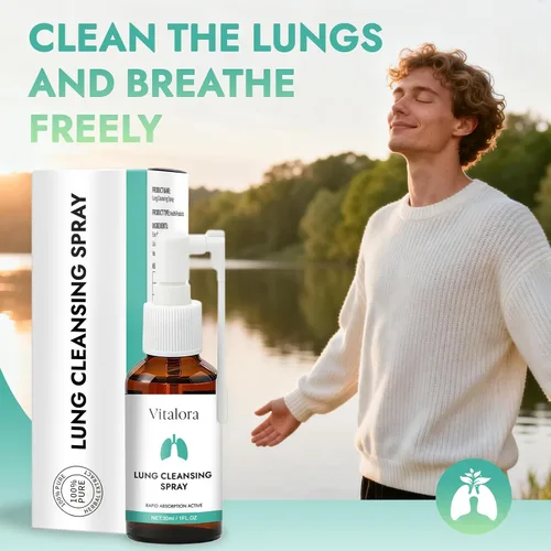 Vista 3 de Vitalora - Spray limpiador pulmonar, spray limpiador pulmonar a base de hierbas, 1.0 fl oz