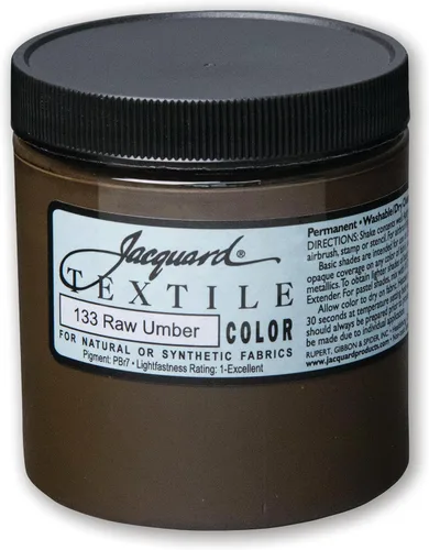 Vista 25 de Jacquard Pintura Textil 8 Oz Negro