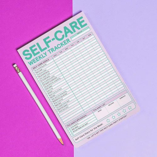 Vista 6 de Knock Knock Self-Care Weekly Tracker Pad, Step-by-Step Self-Care Checklist Note Pad (Pastel Version), 6 x 9-inches Encuadernación desconocida