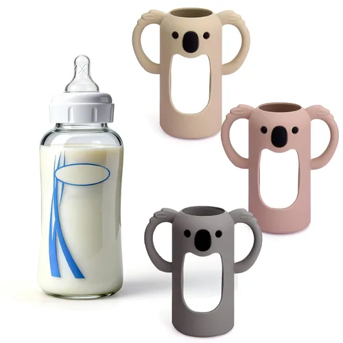 Vista 8 de Paquete de 3 fundas de silicona para botellas de vidrio Dr. Brown's de 4