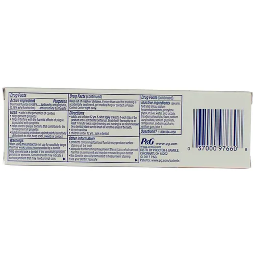 Vista 2 de Crest Pro-Health Pasta de dientes clínica de protección de encías suave menta - 3.5 onzas, paquete de 3
