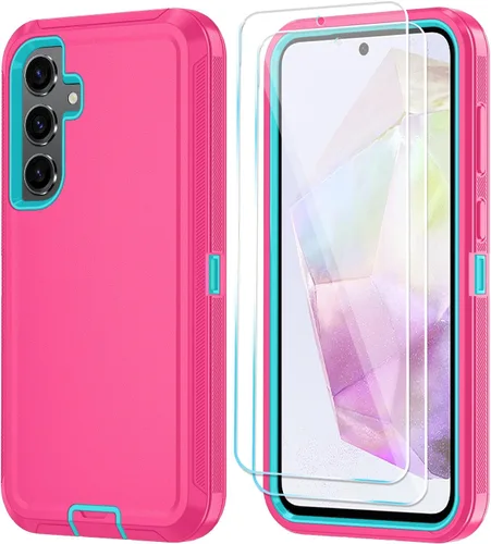 Vista 58 de ONOLA Funda compatible con Samsung Galaxy S24 Ultra con protector de pantalla HD, resistente a los golpes y a las caídas, funda de 3 capas