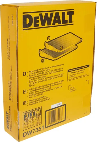 Vista 7 de DEWALT Accesorio de mesa plegable para cepilladora DW735 (DW7351)