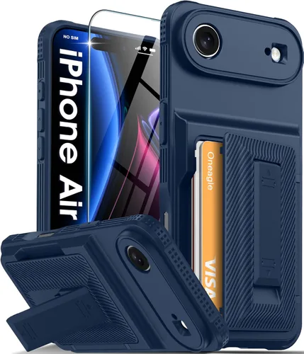 Vista 16 de Oneagle Funda tipo cartera para iPhone 16 Pro Max con tarjetero y soporte