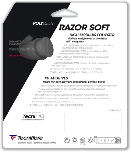 Vista 2 de Tecnifibre Juego de cuerdas de tenis Razor Soft