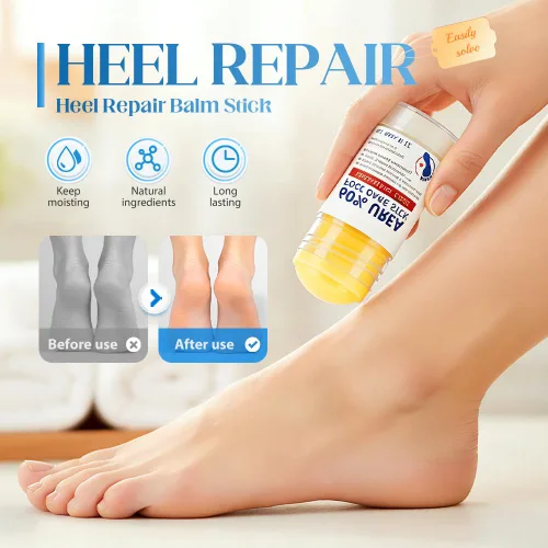 Vista 2 de Crema para pies 60% urea, hidratante profunda, antigrietas para pieles secas, duras y ásperas, fórmula mejorada repara, suaviza, suaviza, crema