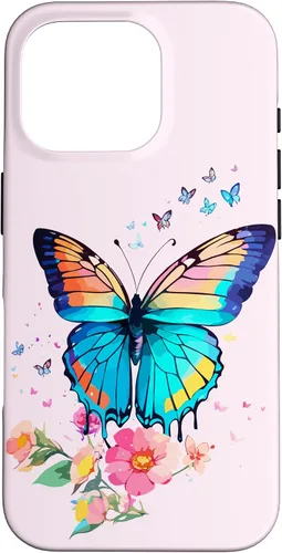 Vista 20 de iPhone 16 Mariposa Hermosa Mariposas Coloridas Amante Entomólogo Caso