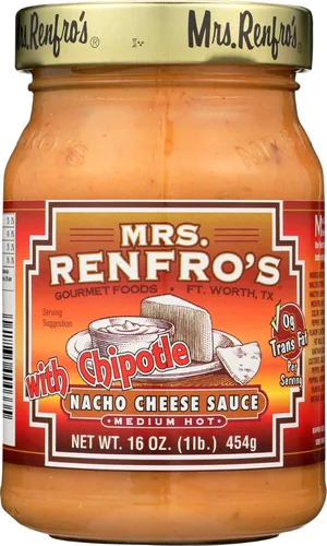 Vista 7 de Mrs. Renfro's Salsa de queso nacho con chipotle, 16 oz (paquete de 2)