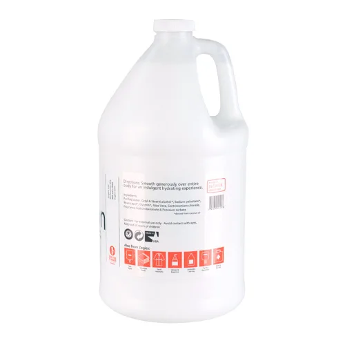 Vista 4 de Zogics Loción corporal hidratante, loción corporal hidratante para mujeres y hombres, fórmula nutritiva hecha con aceites esenciales, ideal