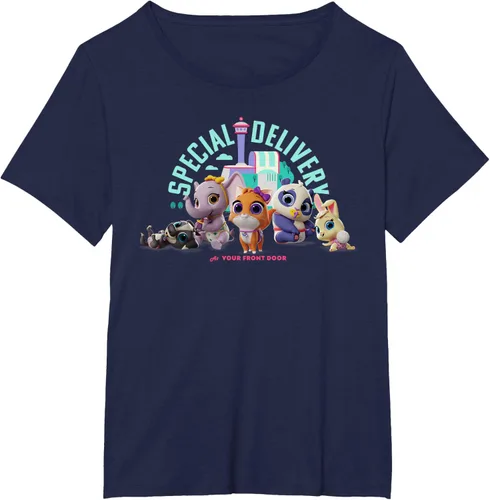 Vista 20 de Disney Camiseta de entrega especial Junior T.O.T.S, Negro, S
