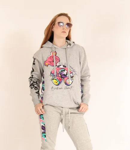 Vista 9 de SCREENSHOT Sudadera urbana de forro polar para hombre, diseño de dibujos animados de animación, parche bordado de gel