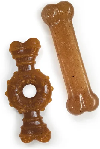 Vista 19 de Nylabone - Juguete masticable en forma de anillo para cachorros, juguetes para la dentición de cachorros, juguetes de enriquecimiento