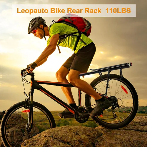 Vista 7 de Portabicicletas trasero Portabicicletas de carga, Portabicicletas universales, Soporte de equipo de ciclismo ajustable Footstock Soporte