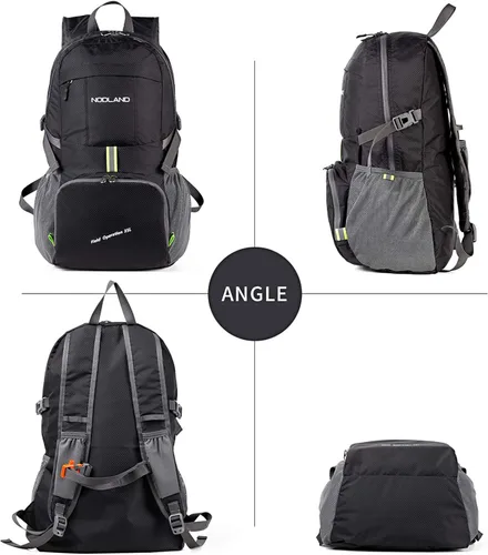 Vista 2 de Sharkborough NODLAND - Mochila ligera, 35 L, plegable, para senderismo, viaje