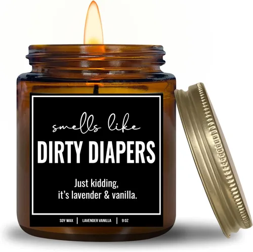 Vista 9 de You Nique Designs - Vela para baby shower, 9 onzas, regalos para nuevas madres después del nacimiento, velas para madres primerizas, regalos