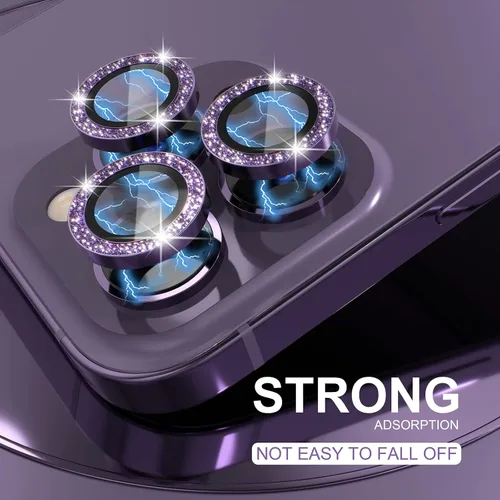 Vista 147 de Choiche Compatible para iPhone 16 Pro/iPhone 16 Pro Max Protector de Lente de Cámara, Vidrio Templado 9H Protector de Pantalla de Cubierta de Cámara