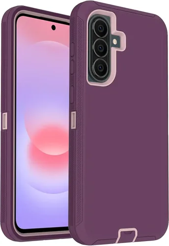 Vista 12 de Funda para teléfono Samsung Galaxy A16 5G, 3 capas de protección contra caídas de 16 pies, con cubierta de puerto a prueba de polvo, funda