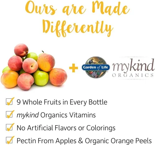 Vista 6 de Garden of Life Organics - Vitaminas gomosas para mujer, sabor baya, certificadas, orgánicas, sin OMG, veganas y orgánicas, vitaminas gomosas