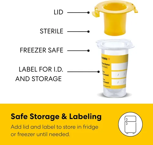 Vista 9 de Medela Kit de recolección y alimentación de calostro, incluye colectores de calostro y jeringas de alimentación oral, recoge, almacena y alimenta