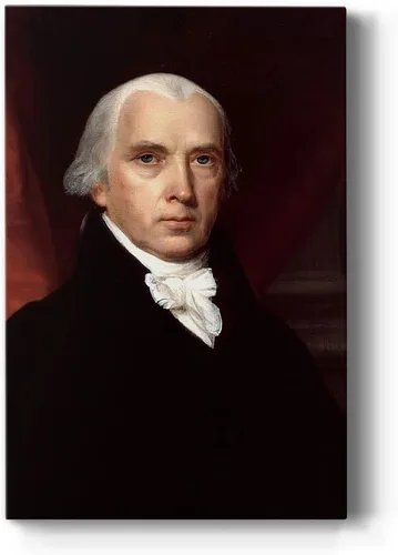Vista 10 de Renditions Gallery George Washington - Arte de pared de retrato presidental, decoración en lienzo de alta calidad con envoltura de galería, listo