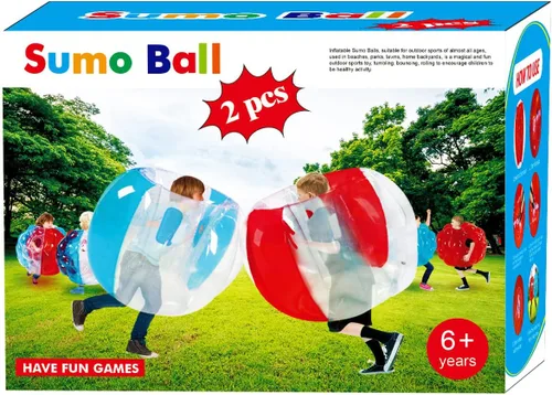 Vista 11 de ZHUYNXIR 2 pelotas Sumo para niños, pelotas de rebote para niños, pelotas Sumo para niños, pelota de juego de césped para niños