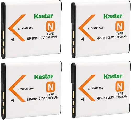 Vista 6 de Kastar Paquete de 1 batería de repuesto para Sony NP-BN1 NPBN1, batería tipo N, Sony BC-CSN, cargador BC-CSNB, Sony Cyber-Shot DSC-WX150, Cyber-Shot