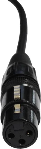 Vista 2 de Audio 2000s E02103P2 XLR macho a hembra cable de micrófono de 3 pies (paquete de 2)