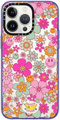 Vista 14 de CASETiFY - Funda compacta para iPhone 14 Pro probada contra caídas de grado militar 2x hasta 4 pies, con estampado transparente aguamarina