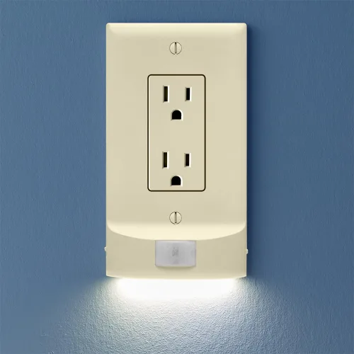 Vista 23 de Individual - SnapPower MotionLight [para tomas de corriente decorativas] - Luces nocturnas LED con detección de movimiento integradas en la placa