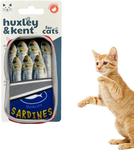 Vista 29 de Huxley & Kent Juguete de Peluche para Gatos - Juguete Interactivo de Hierba Gatera para Gatos y Gatitos - Suave con Crujido y Hierba Gatera