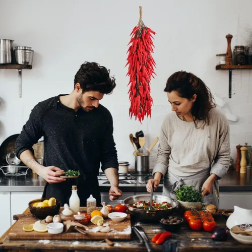 Vista 5 de 5 cuerdas de simulación artificiales realistas de vegetales artificiales de ajo, pimiento rojo, cebolla, cuerda de espuma para colgar, verduras
