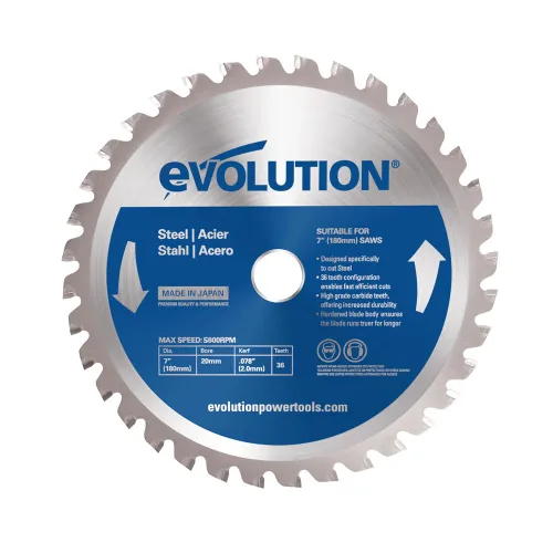 Vista 13 de Evolution Power Tools 5-3/8BLADEST Hoja de sierra de corte de acero, 5-3/8 pulgadas x 30 dientes