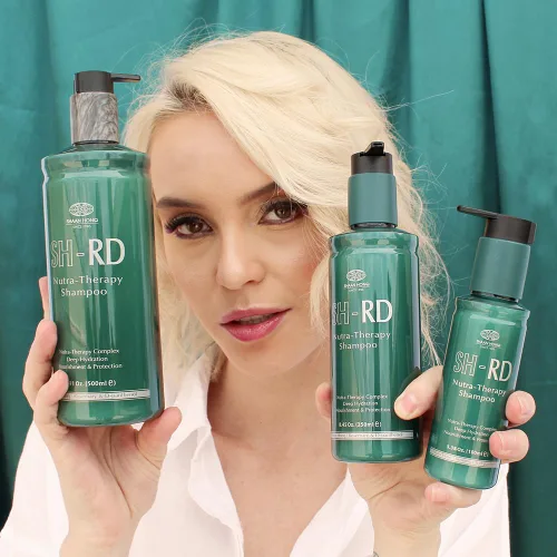 Vista 7 de SH-RD Nutra-Therapy Champú para cabello seco dañado Champú proteico que reduce las puntas abiertas Hidrata el cabello encrespado Adecuado