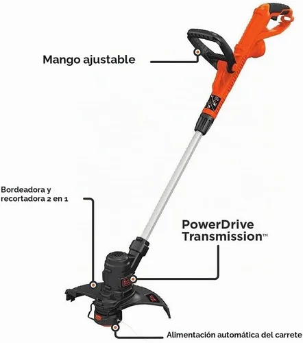 Vista 7 de BLACK+DECKER - Recortadora/bordeadora con cable, de 13 pulgadas, 5 amperios (ST8600)