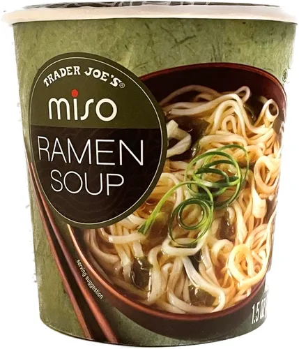 Vista 3 de Trader Joe's - Sopa de ramen peso neto, 1.5 oz (43 g) VEGANA - Paquete de 4