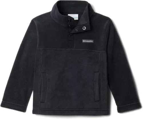 Vista 3 de Columbia Youth Boys Steens Mtn 14 Snap Fleece Pull-Over Negro XS