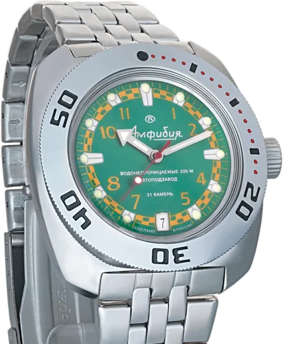 Vista 2 de VOSTOK Amphibian 710378 - Reloj de pulsera automático para hombre