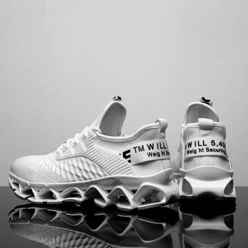 Vista 6 de Zapatos deportivos Chopben para correr, tenis a la moda con red transpirable y suela suave antideslizante, zapatos para caminar casuales y atléticos