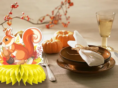 Vista 3 de Hying 9 centros de mesa de panal de otoño para mesa, centros de mesa de panal de Acción de Gracias, centros de mesa de hojas de arce de otoño