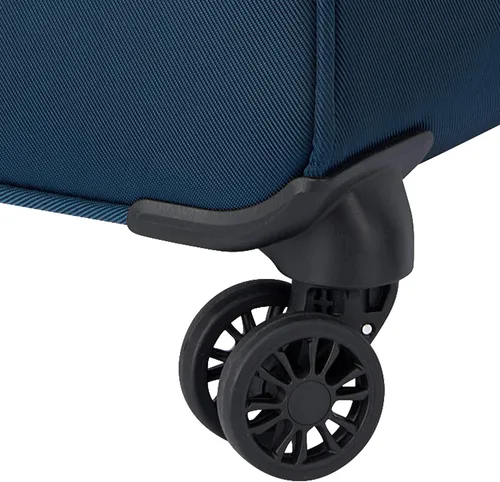 Vista 7 de DELSEY Paris Sky Max 2.0 Softside - Equipaje expandible con ruedas giratorias, Azul, Sky Max 2.0 Softside - Equipaje expandible con ruedas giratorias