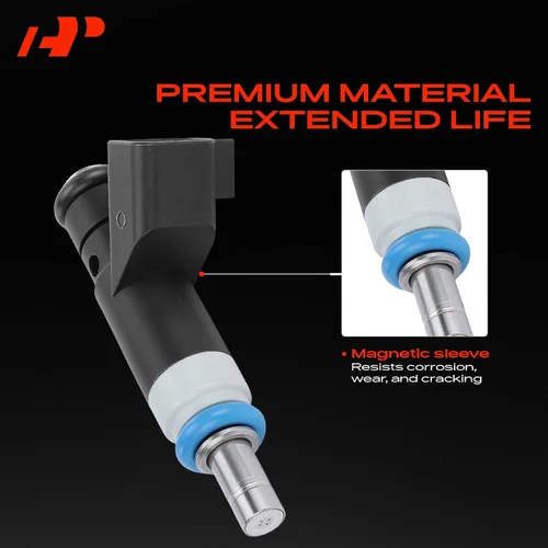 Vista 3 de A-Premium 4 agujeros 4 piezas inyectores de combustible compatibles con Jeep Compass 2007-2017, Patriot 2007-2017 y Dodge Journey 2009-2015, Avenger