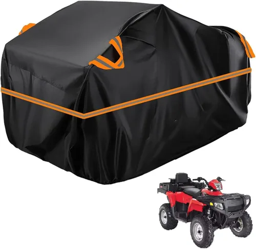 Vista 107 de Cubierta para ATV impermeable compatible con Arctic Cat H1 EFI TRV Cruiser 4x4 2011, cubierta de 210D para vehículos de 4 ruedas, cubierta para quad