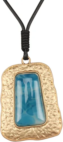 Vista 70 de Collares bohemios para mujer, colgante largo de madera, collar vintage, collar de cadena de suéter, joyería hecha a mano Collar de cuentas