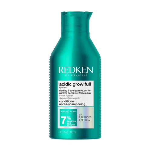 Vista 10 de Redken Acidic Grow Full System - Acondicionador ligero para cabello de aspecto más grueso y cuero cabelludo hidratado, con ácido azelaico